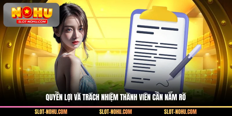Quyền lợi và trách nhiệm thành viên cần nắm rõ